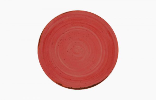 PRATO COUPE Ø16CM RUSTICO VERMELHO IN